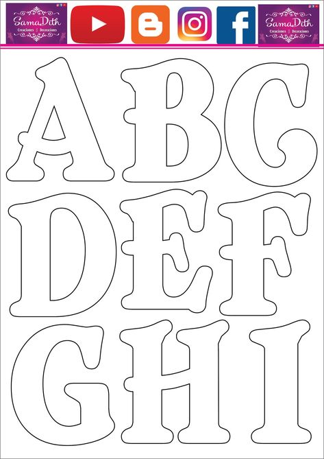 Wave Stencil, Stencil Patterns Templates, Lettering Styles Alphabet, Alphabet Templates, Love Coloring Pages, Classroom Quotes, Free Printable Letters, Diy Cake Topper, Felt Crafts Diy