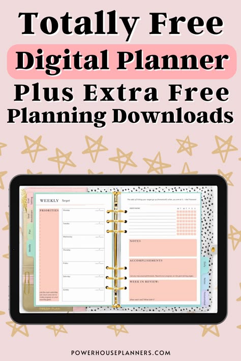 Get organized in style with our totally FREE digital planner and bonus planning downloads! 🌟📅 Dive into our blog post to grab your all-in-one planner and extra goodies, perfect for boosting productivity. Don't miss out on these amazing freebies – start planning your best life today! #FreeDigitalPlanner #Productivity #PlannerAddict Pdf Digital Planner Free, Free Digital Planner 2024/2025, How To Make A Digital Planner In Canva, This Planner Belongs To Ideas, Ipad Journal Template Free, Pdf Planner Pages Free, Productivity Planner Template, Free Undated Digital Planner, 2025 Digital Planner Free