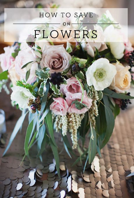 53 Genius Ways to Save Money On Your Wedding | Brides.com Budget Wedding Flowers, Diy Wedding Table, Wedding Planning On A Budget, Wedding Brides, Unique Wedding Flowers, Wedding Etiquette, Wedding Budget, Ceremony Ideas, Wedding Pins