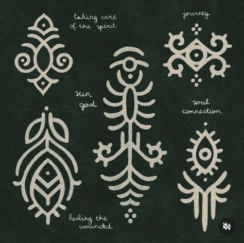 Nepalese Tattoo Design, Tibetan Ornamental Design, Beautiful Symbols And Meanings, Moorish Tattoo, Romani Symbols, Amazonian Tattoo, Boudica Tattoo, Ornamental Tattoo Meaning, Art Deco Designs