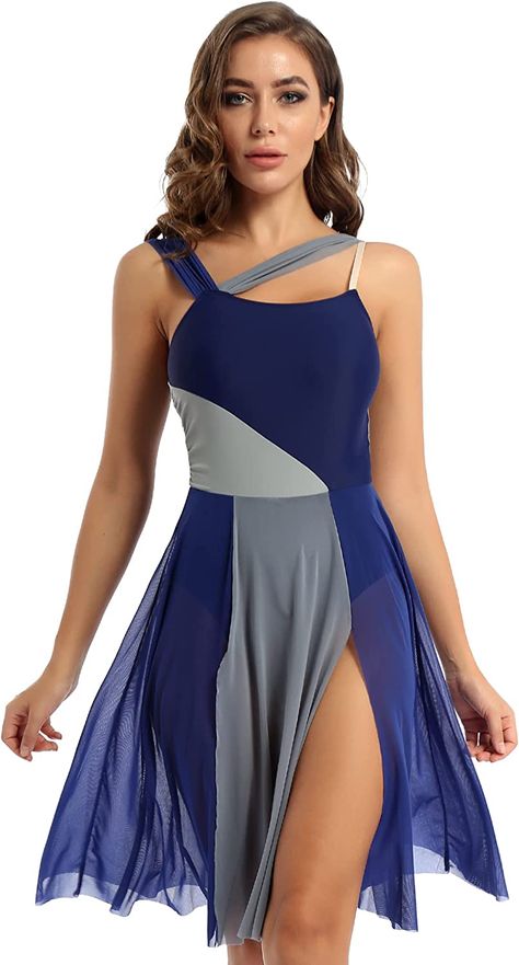 Modern Contemporary Dance, Contemporary Dance Dress, Contemporary Dance Outfits, Lyrical Dance Dress, Lyrical Dance Costumes, Lyrical Dance Dresses, Modern Dans, Ballet Dancewear, Modern Dance Costume