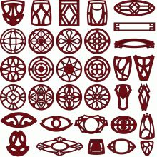 Pierced Jewelry Patterns, Pierced Metal Jewelry, Metal Piercing, Motifs Art Nouveau, Jewelry Template, Scroll Saw Patterns Free, Metalsmithing Jewelry, Magical Jewelry, Scroll Saw Patterns