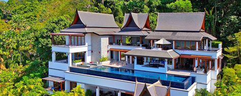 modern-thai-architecture-luxury-villa-phuket Phuket Villa, Thai Villa, Grand Villa, Villa Phuket, Architecture 101, Small Villa, Asian Architecture, Jacuzzi Outdoor, Luxury Villa Rentals