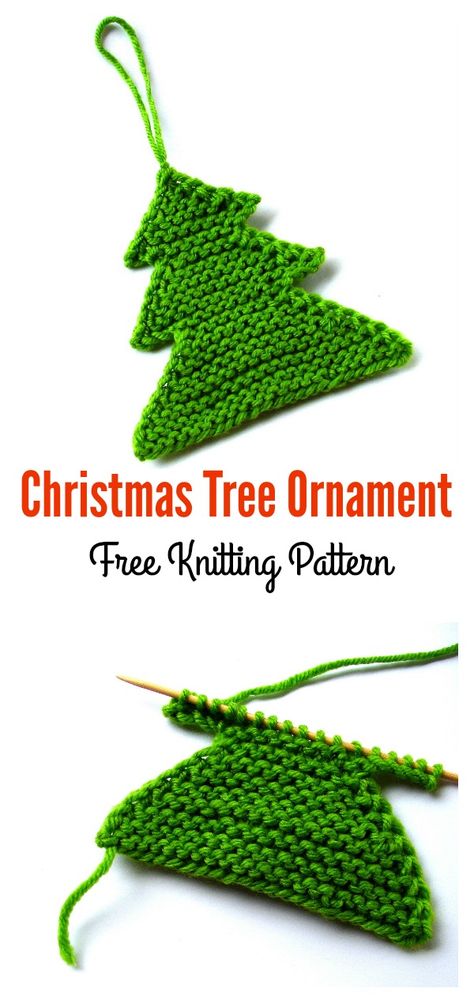 Christmas Tree Knitting Pattern, Holiday Knitting Patterns, Crochet Blanket Kit, Christmas Knitting Projects, Knit Christmas Ornaments, Knitted Christmas Decorations, Christmas Knitting Patterns Free, Holiday Knits, Knitting Machine Projects