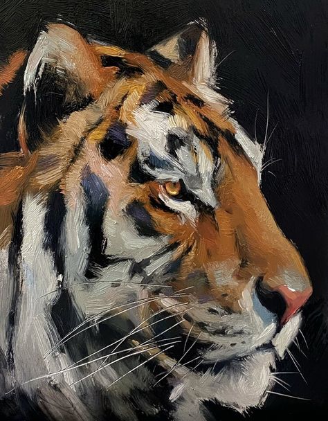 Jennifer Gennari, Oil Painting Inspiration, Tiger Painting, Tiger Art, Animals Artwork, Arte Animal, Arte Fantasy, Art Inspiration Painting, Painting Art Projects