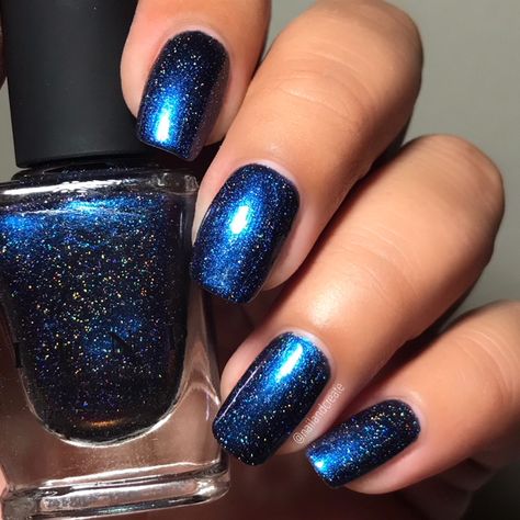 Ilnp Polish, Nail Polish Art Designs, Nail Polish Style, Polish Style, Image Nails, Polish Art, Grunge Nails, Holographic Nail Polish, Nail Polish Art