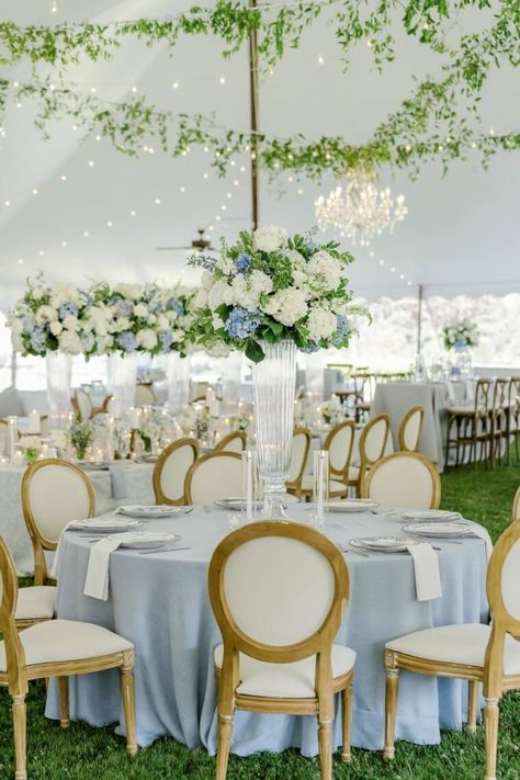 Wedding Venues Light Blue, Pastel Blue Wedding Theme, Pastel Blue Wedding, Bridgerton Wedding, San Clemente Wedding, Cinderella Theme, Venue Inspiration, Grand Millennial, 2025 Wedding