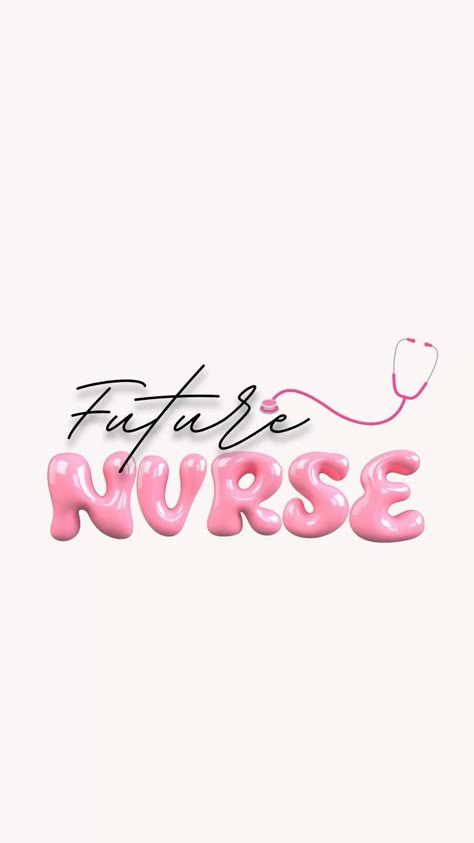 Bsn-rn Nurse Wallpaper Aesthetic, Vision Board Nursing, Pink Nurse Aesthetic, Nursing Students Wallpaper, Nursing Aesthetic, Nursing Wallpaper, Nurse Bae, Nursing Inspiration, Nursing School Inspiration