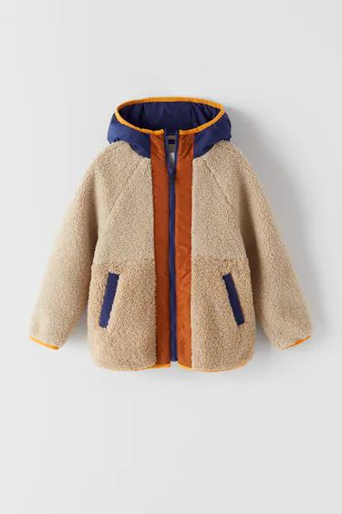 Boys' Outerwear | ZARA United States Faux Shearling Jacket, Boy Outerwear, Kids Outerwear, Zara Kids, Boys Coat, Boys Jacket, Shearling Jacket, Zara United States, Rolling Stones