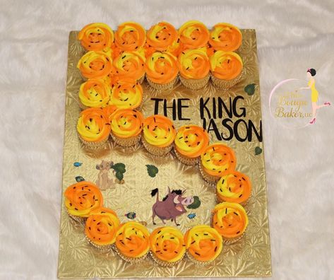 Diy Lion King Cake, Lion Guard Cupcakes, Lion King Cupcakes Ideas, Happy Birthday Dylan, Lion King Cupcakes, 1sr Birthday, Lion King 4, Lion King Birthday Party Ideas, Lion King Birthday Party