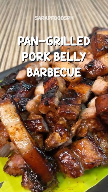 sarapfoodsph on Instagram Filipino Pork Bbq, Philippine Cuisine, Barbeque Recipes, Pork Belly Recipes, Barbecue Pork, Filipino Dishes, Bbq Pork, Grilled Pork, Bacon Recipes