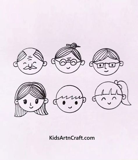 Easy Peasy & Fun Drawing For Kids Check more at https://www.kidsartncraft.com/easy-peasy-fun-drawing-for-kids/ Simple Face Drawing, Drawing Ideas For Kids, Boy Face, Comic Drawing, Bullet Journal Writing, Drawing For Beginners, Funny Drawings, Drawing Easy, Paper Crafts Diy Kids