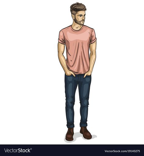 Casual Wear Illustration Sketches For Men, Casual Wear Men Illustration, Casual Wear For Men Illustration, Drawing Shirts Men, Men Illustration Fashion, Mens Casual Wear Illustration, Mens Fashion Illustration Casual, Mens Croquis, Men Illustration