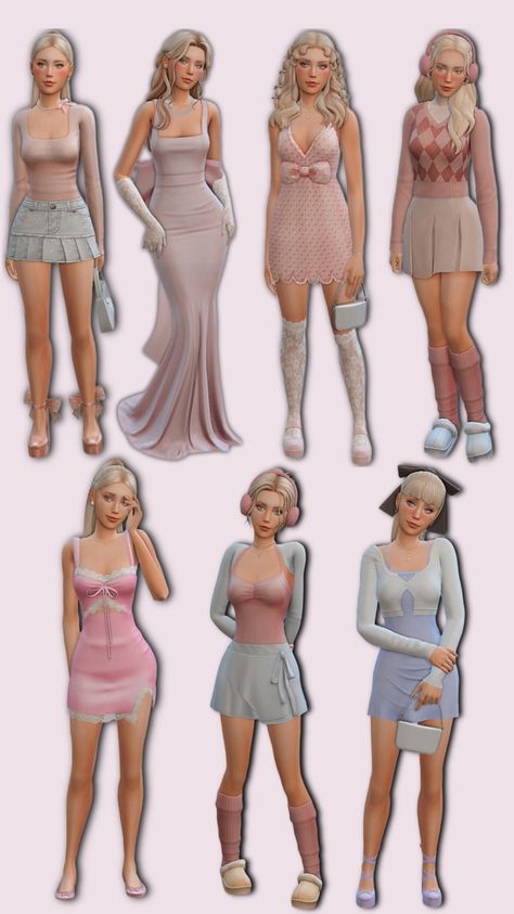 Sim Download: Coquette ♡︎  | Patreon Goodchillsstudio Cc, Botoxbrat Sims 4 Cc, Sims 4 Women Cc Clothes, S4cc Clothing Maxis Match, The Sims 4 Cas Cc, Sims 4 Cc Preppy Clothes Patreon, Sims4 Custom Content, Sims Coquette, Sims 4 Coquette Clothes