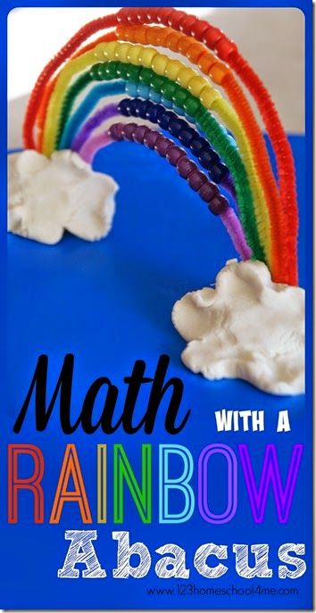 Fun Math Projects, Rainbow Abacus, Game Math, Spring Activity, Rainbow Activities, Counting Activity, Math Games For Kids, Preschool Colors, Spring Preschool