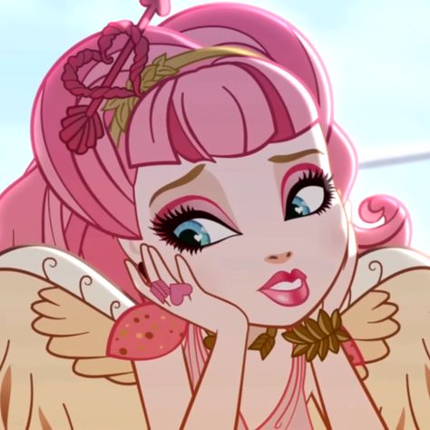 C A Cupid Ever After High, C A Cupid, Cupid Monster High Icon, Cupid Eah, Cupid Pfp, Ever After High Pfp, Cupid Ever After High, Cupid Icon, Enneagram Subtypes