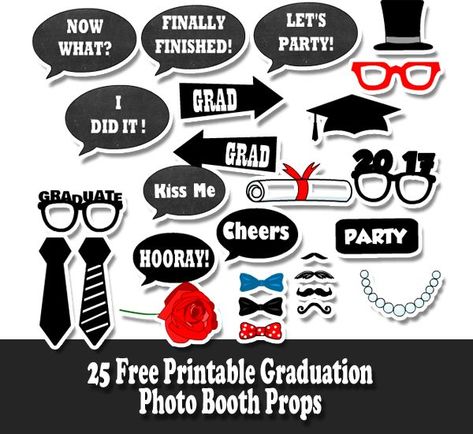 Free Printable Graduation Photo Booth Props Photobooth Graduation, Photo Booth Props Free Printables, Graduation Party Photo Booth Props, Graduation Frames, Photo Booth Props Free, Printable Photo Booth Props, Diy Wedding Photo Booth, Graduation Photo Props, Graduation Photo Booth Props