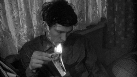 Tom Courtney burning money. The Loneliness of the Long Distance Runner. Director: Tony Richardson. 1962. Tom Courtenay, Madeline Kahn, Best Advice Ever, Review Film, Culture Photography, Zorba The Greek, David Lean, Floating World, Chariots Of Fire