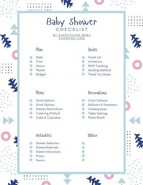 a baby shower checklist Plan Baby Shower Checklist, Baby Shower Needs List, How To Host A Baby Shower Tips, Planning A Baby Shower For A Boy, Baby Shower List To Buy, Baby Shower Checklist Printable Free, How To Plan A Baby Shower Step By Step, How To Throw A Baby Shower Checklist, Baby Shower List To Do