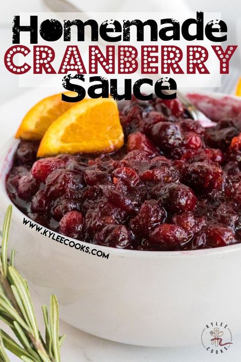 This Homemade Spiced Cranberry Sauce is not your average “open-a-can” variety! It features warm spices like cinnamon, allspice and nutmeg and a pop of fresh citrus, and is DELICIOUS! Best Cranberry Sauce, Easy Cranberry Sauce, Homemade Cranberry Sauce, Best Thanksgiving Recipes, Cranberry Sauce Recipe, Cranberry Sauce Homemade, Delicious Thanksgiving, Kosher Recipes, Holiday Side Dishes