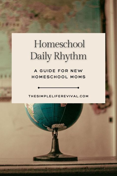 Homeschool Daily Rhythm: A Guide for New Homeschool Moms - The Simple Life Revival Homeschool Daily Rythm, Homeschool Daily Rhythm, Homeschool Rhythm, Daily Rhythm, Family Read Alouds, Homeschool Hacks, Waldorf Homeschool, Homeschool Lesson Plans, Kindergarten Curriculum