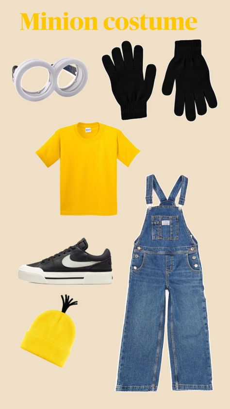 💛🥽👖💛 The Minions Costume, Minions Costume, Minion Outfit, Minion Costume, Minion Costumes, Costume Ideas, Minion, Quick Saves