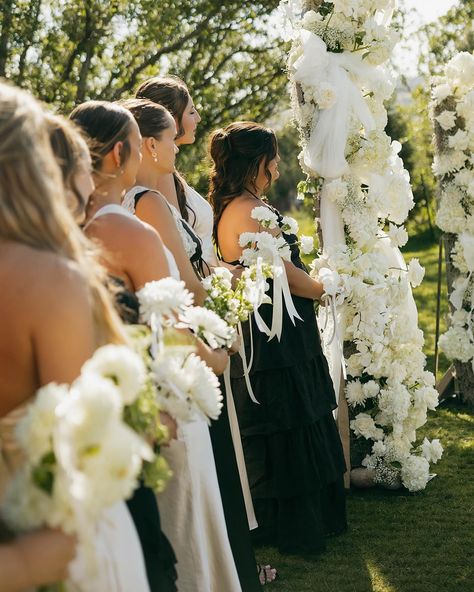 ⁣ Absolutely loving the one flower variety for each bridesmaid trend, hopefully it’s here to stay! ✨ #bridesmaids #bridesmaid #bouquet #bridesmaidbouquet #wedding #weddinginspiration #weddingflowers #weddingflorist #coloradowedding #coloradoweddingflorist #bridalstyle Bridesmaids Without Flowers, Flower Variety, Bouquet Bridesmaid, One Flower, Colorado Wedding, Bridesmaid Bouquet, Wedding Florist, Bridal Style, Wedding Flowers