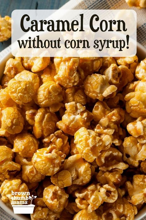 Indulge in the delightful crunch of homemade caramel corn, crafted effortlessly without corn syrup. This delicious treat is an ideal snack for after school munchies or cozy movie nights, using simple ingredients you likely have on hand. Carmel Popcorn Recipe, Carmel Corn Recipe, Caramel Popcorn Recipe Easy, Caramel Candies Recipe, Homemade Caramel Corn, Crunchy Caramel, Popcorn Recipes Easy, Caramel Corn Recipes, Popcorn Recipes Caramel