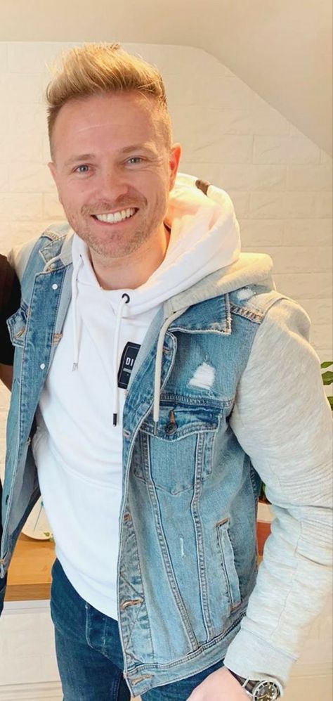 Nicky Byrne, Dr Mike, Celtic Woman, Boys Style, Anna Kendrick, Boy Fashion, Denim Jacket, Quick Saves