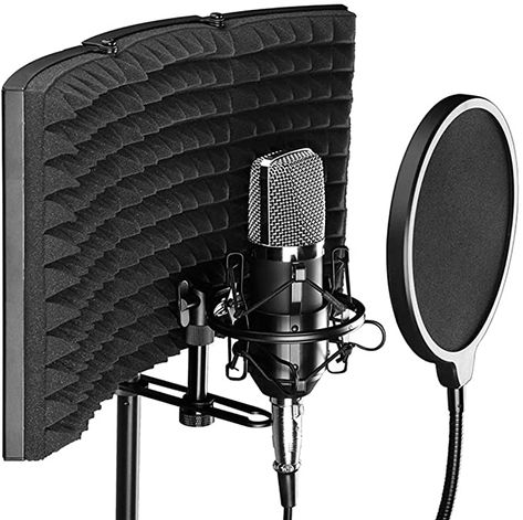 Home Recording Studio Setup, Recording Studio Setup, Home Studio Setup, Music Studio Room, Electro Music, Microphone Accessories, Home Recording Studio, Foam Panels, Home Studio Music