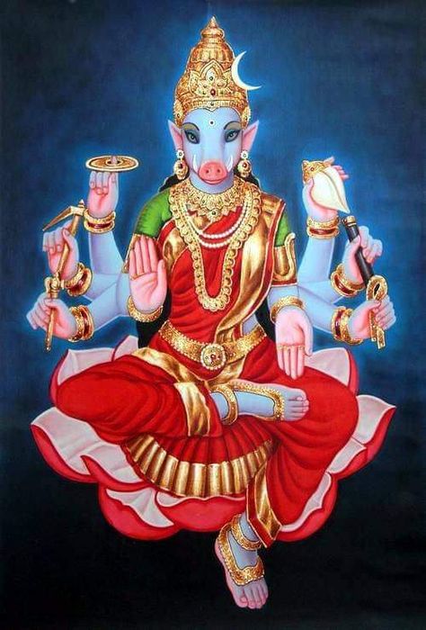 #varahi #matavarahi #matavarahidevi #mata #mahakali #jaimaakali #adishakti Goddess Varahi, Lord Varaha, Varahi Mata, Varahi Devi, Varahi Amman, Saraswati Goddess, Aadi Shakti, Shakti Goddess, Indian God