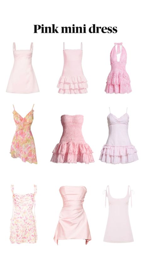 Barbiecore Outfit, 21st Birthday Outfit, Matching Outfits Best Friend, Coquette Outfit, Pink Dress Short, Pink Mini Dress, Stylish Summer Outfits, Outfit Inspo Casual, Dress Inspo