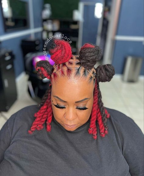 Short Dreadlocks Styles, Dreads Styles For Women, Hair Muse, Dreads Girl, Short Locs Hairstyles, Faux Locs Hairstyles, Dreadlock Style, Dreadlock Styles, Dyed Hair Inspiration