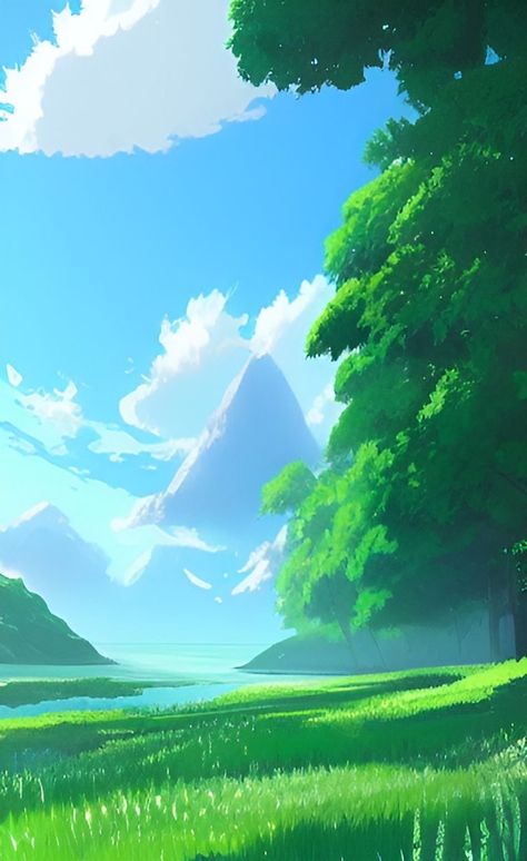 Cool Background Pics, Anime Landscape, Best Background, Pokemon Backgrounds, Scenery Background, Nature Artwork, Nature Drawing, Cool Wallpapers Art, Landscape Drawings