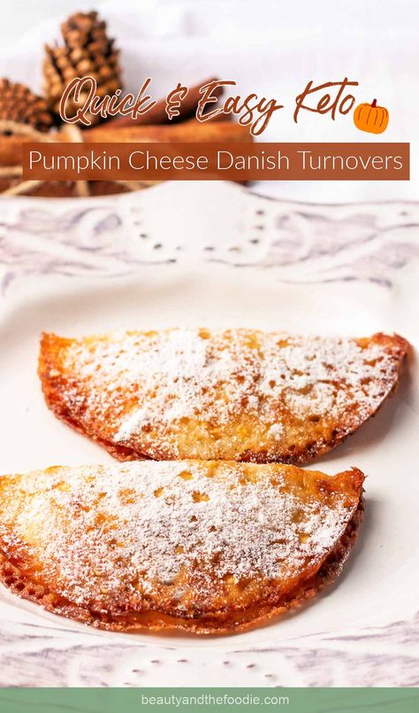 Pumpkin Cheese Danish, Low Carb Danish, Keto Danish Cream Cheeses, Pumpkin Cream Cheese Danish Puff Pastry, Pumpkin Danish, Pumpkin Turnovers, Fall Appetizers Easy, Pumpkin Food, Keto Thanksgiving