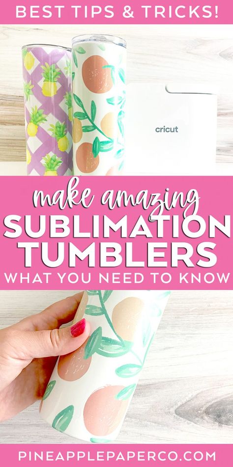 Sublimation Tumblers Tutorial, Sublimation Tips And Tricks, Tumbler Techniques, Craft For Beginners, Cricut Mug Press, Tumblers Sublimation, Infusible Ink Transfer Sheets, Diy Sublimation, Cameo Crafts