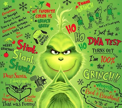 Grinch Heart, Family Guy Funny, Mr Grinch, Grinch Christmas Decorations, Cocoa Christmas, Xmas Wallpaper, Christmas Collage, Christmas Vinyl, Baby Learning Activities