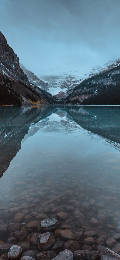 calm body of water #nature #mountain #water #tree #snow #lakelouise #AB #iPhone11Wallpaper Calming Iphone Wallpaper, Iphone Wallpaper November, Water Live Wallpaper, Iphone Red Wallpaper, Android Phone Wallpaper, Water Images, Iphone Pictures, Live Wallpaper Iphone, Body Of Water