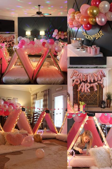 The Best Sleepover, Adult Slumber Party, Big Birthday Party, Sleepover Birthday Party, Sleepover Room, Birthday Sleepover Ideas, Slumber Party Birthday, Kids Sleepover, Birthday Sleepover