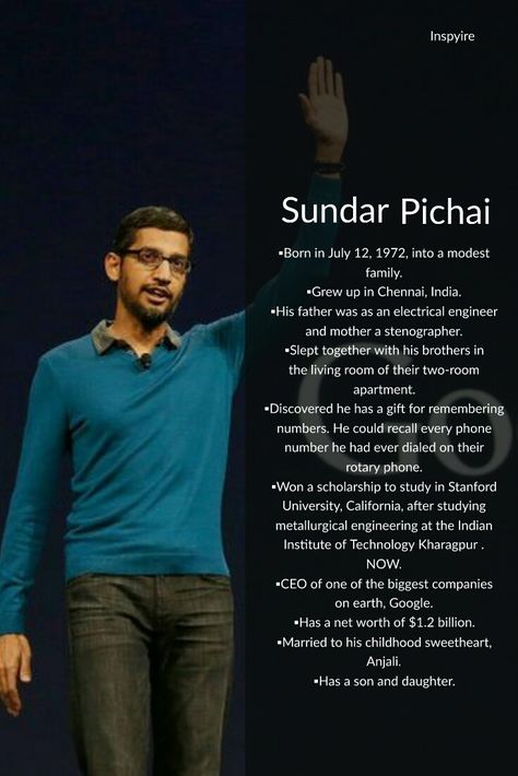 Sunder Pichai Quotes, Sundar Pichai Quotes, Sunder Pichai, Failure Stories, Famous Failures, Fast Learner, Successful People Quotes, Sundar Pichai, Quotes Successful