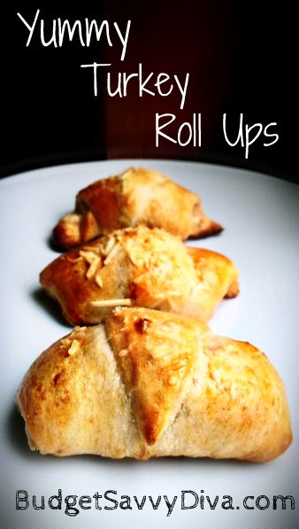 These are addicting. Turkey, cheese, and mustard spread in a crescent roll -- how could you go wrong ?! Turkey Roll, Turkey Roll Ups, Roll Ups Recipes, Turkey Cheese, Crescent Roll Recipes, Turkey Dishes, Roll Ups, Wrap Sandwiches, Turkey Recipes