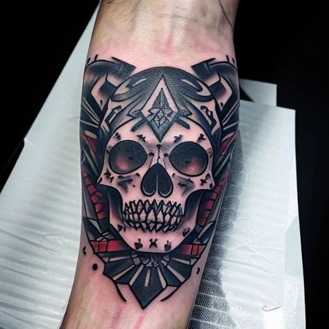 Eternal Legacy: A Skull Tattoo on the Arm - Creative Tattoo Ideas Skull With A Rose, Small Skull Tattoo, Hair Tattoo Designs, Creative Tattoo Ideas, Strength Tattoo, Creative Tattoo, Small Skull, Hair Tattoos, Skull Tattoos