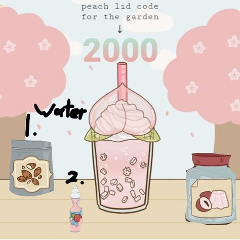 Peach boba😎 Boba Story Lids Code, Boba Ideas, Peach Boba, Boba Store, Boba Story, Aesthetic Apps Games, Boba Recipe, Boba Tea Recipe, Boba Shop