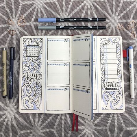 Bullet Journal Weekly Spread Layout, Bullet Journal 2020, Habit Tracker Bullet Journal, Bullet Journal Weekly Spread, Bujo Ideas, Bullet Journal Mood, Bullet Journal Notebook, Dutch Door, Bullet Journal Design Ideas