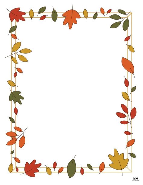 Fall Boarder Designs, Free Printable Borders For Bulletin Boards, Autumn Border Designs, Thanksgiving Borders Free Printable, Fall Border Design, Fall Borders Free Printable, Autumn Printables Free, Free Printable Borders, Unique Border Design