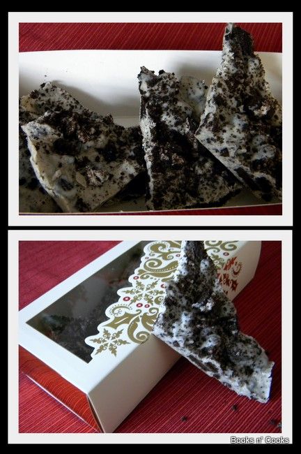 oreo Bark Cookies And Cream Bark Candy, Cookies And Cream Bark, Coconut Almond Chocolate Bark, Oreo Bark, Heavy Appetizers, White Almond Bark, Cookies N Cream, Sweet Sauces, Bakers Chocolate