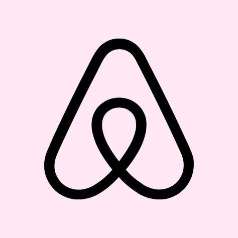 AirBnb Logo Icon Light Pink Air Bnb Logo, Bnb Logo, Pink Airbnb, Airbnb Logo, Logo Aesthetic, Logo Pink, Air Bnb, Logo Icon, Pink Logo