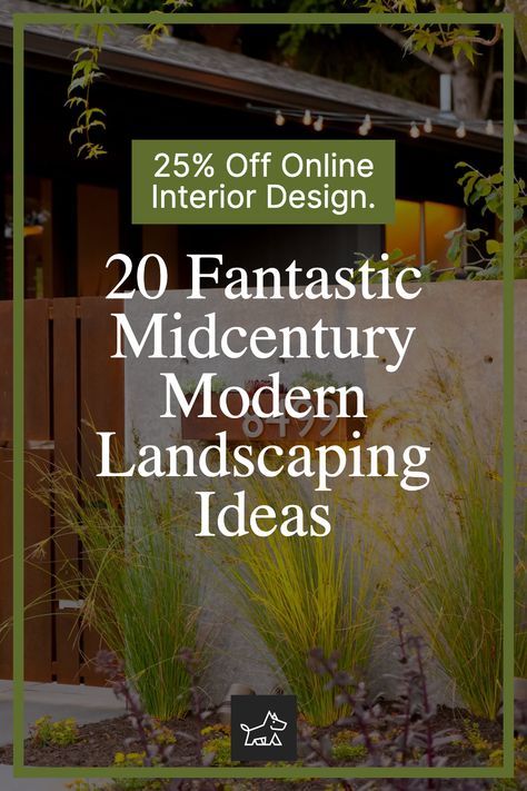 Mid-century modern landscaping is having a moment. More and more design-conscious people are taking their emphasis on the function of the wide outdoors. And why not? With a few well-placed Mid-century Modern landscaping elements, you can turn your outdoor space into a stylish retreat that’s perfect for entertaining, relaxing, or simply enjoying the fresh air. Mid Century Landscaping Front Yard, Mid Century Modern Front Yard, Midcentury Modern Landscaping, Mid Century Backyard, Modern Front Porch Decor, Mid Century Modern Backyard, Mid Century Modern Landscaping, Modern Landscaping Ideas, Mid Century Modern Garden