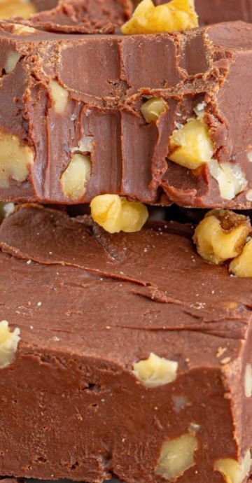 Walnut Candy Recipes, Black Walnut Fudge, Fudge With Nuts Recipes, Maple Walnut Fudge Easy, Chocolate Walnut Fudge Recipe, Walnut Candy, Chocolate Fudge With Nuts Recipes, Walnut Recipes Dessert, Fudge Recipe Condensed Milk