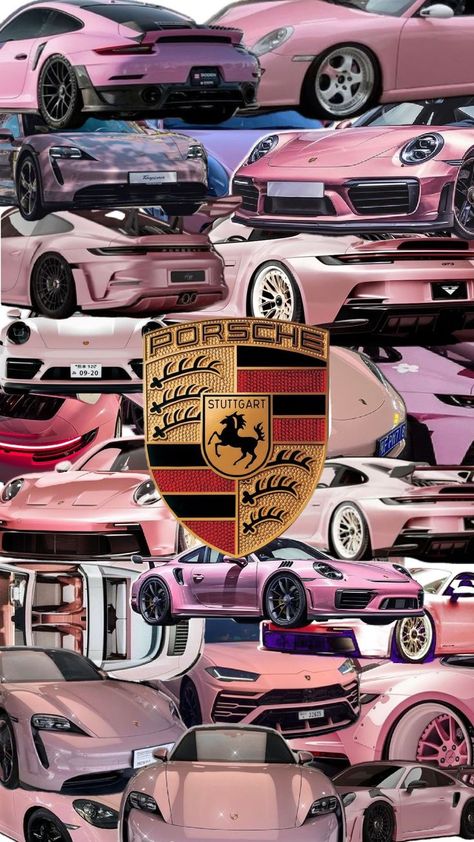 Pink Mercedes Benz Wallpaper, Pink Porche, Sports Car Aesthetic, Pink Porsche, Pink Corvette, Penanda Buku, Nothing To Say, Pretty Bike, Fancy Cars